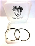 2 MCCULLOCH 10-10S, 10-10 SUPER, 54CC, 62814 OEM STYLE RINGS , 1 13/16" DIAMTER