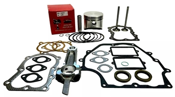 NEW TECUMSEH HH120 PISTON, ROD, ENGINE GASKET SET WITH SEALS & VALVES