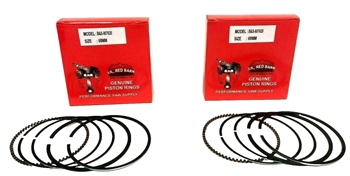 2 PISTON RING SETS STANDARD FITS BRIGGS & STRATTON VANGARD V TWIN 68MM BORE 807620 PRE DATE CODE 07122400
