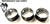 821299 CAMSHAFT BEARINGS SET OF [3] FITS BRIGGS & STRATTON DAIHATSU DIESEL