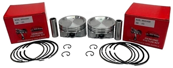 2 NEW 843805 STANDARD PISTON KIT 75.5MM WITH RINGS, FITS BRIGGS VANGUARD