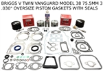 843805 .030" OVERSIZE PISTON GASKETS FIT BRIGGS & STRATTON VANGUARD ENGINE 38 CUBIC INCH SERIES