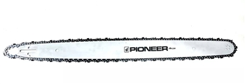 OEM PIONEER 34" BAR .404" PITCH P62, P61, P60, P50, P51, P52 SHIPS FREE CHAIN
