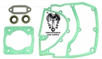 CYLINDER, EXHAUST GASKET & CRANKCASE GASKET WITH SEALS FITS PIONEER P60 P61 P62