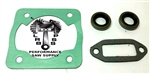 PIONEER P62, P61, P60, P52, P51, P52 CYLINDER EXHAUST GASKETS, CRANKSHAFT SEALS