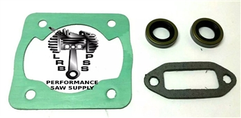PIONEER P62, P61, P60, P52, P51, P52 CYLINDER EXHAUST GASKETS, CRANKSHAFT SEALS