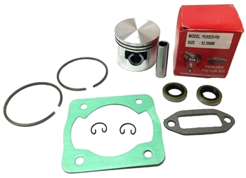 PISTON KIT FITS PIONEER P50, P50S P51 52.38MM CYLINDER & EXHAUST GASKETS & SEALS