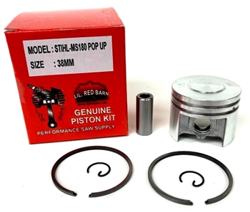 POP UP PISTON KIT FITS STIHL 018/MS180 CHAINSWAWS 38MM KIT PART # 1130-030-2004