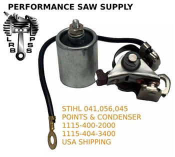 STIHL 041, 041AV, 041FB, 041 FARMBOSS, 041 SUPER, 041G REPLACEMENT & POINTS & CONDENSER