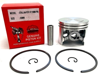 POP UP PISTON KIT STIHL 044, MS440 10MM WRIST PIN, 50MM KIT EXTRA COMPRESSION