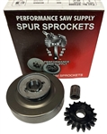 NEW SPROCKET & OILER GEAR FITS STIHL 020 AV 6 TOOTH PICCO CHAIN 3/8" LOW PROFILE