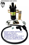 IGNITION COIL & TUNE UP KIT FITS KOHLER K SERIES CAST IRON SINGLE ENGINES, K341, K321, K301, K241, K181,