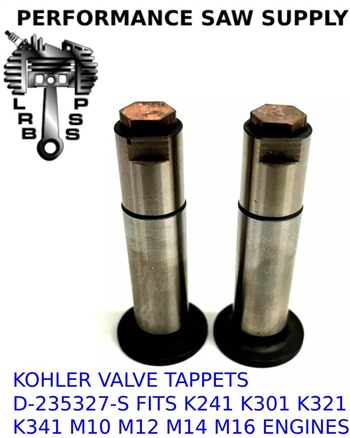 D-235327-S VALVE TAPPETS FITS KOHLER K301, K321, K341, K241, M10, M12, M14, M16