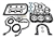 MASTER .020" PISTON OVERSIZE OVERHAUL KIT FITS BRIGGS DAIHATSU TURBO DIESEL