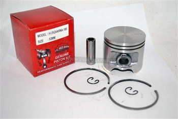 HUSQVARNA 180, 280, 380, 480 PISTON KIT 52MM, REPLACES PART #  501250406