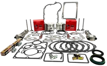 MASTER .030" OVERSIZE OVERHAUL KIT FITS KOHLER K582, 23 HP, PISTONS, VALVES, GASKET SET, RODS
