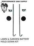 LAWN & GARDEN BATTERY HOLD DOWN KIT, FITS JOHN DEERE WHEEL HORSE SIMPLICTY FORD