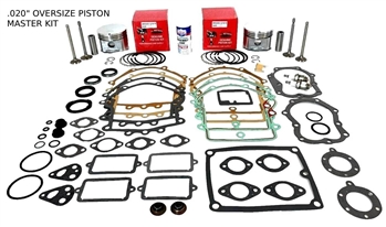 MASTER .020" ENGINE REBUILD KIT FITS OPPOSED TWIN CYLINDER BRIGGS & STRATTON 16HP-18HP