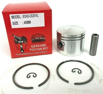 NEW PISTON KIT FITS ECHO CS351VL, 40MM KIT REPLACES P021048650, SHIPS USA