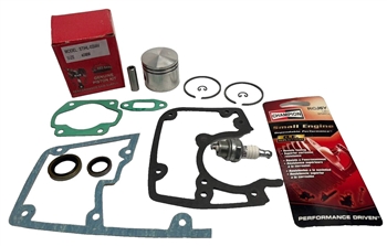 1114-030-2010 PISTON KIT FITS STIHL 020AV SUPER GASKET SET WITH CRANKSHAFT SEALS PLUG