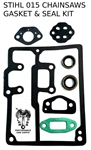 NEW GASKET KIT & SEALS WITH FUEL TANK GASKET FITS STIHL 015, 015AV, 015L SAWS