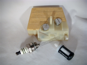 STIHL TUNE UP KIT, WITH A NEW SPARK PLUG, FUEL FILTER & A HEAVY DUTY AIR FILTER