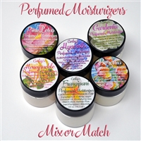 6 Jars of Our Perfumed Moisturizers (You Choose)
