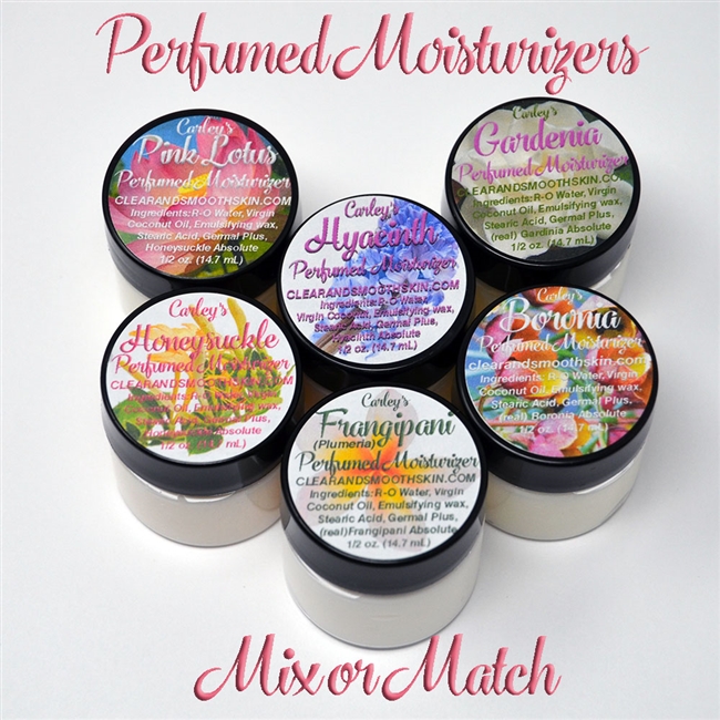 6 Jars of Our Perfumed Moisturizers (You Choose)