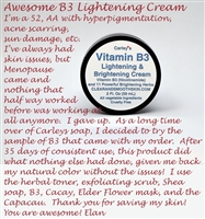 Carley's B3 Lightening & Brightening Cream