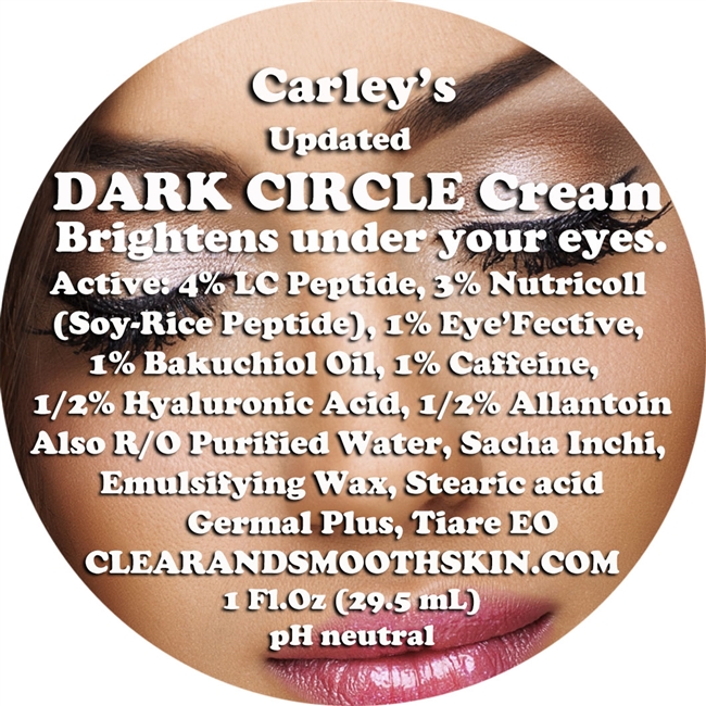 Carley's Dark Circle Cream (updated)