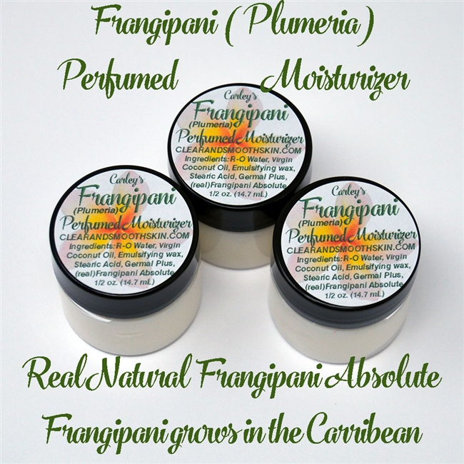 3 Jars Frangipani (Plumeria) Perfumed Moisturizer