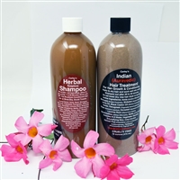 Combo Herbal Shampoo & Indian Hair Treatment