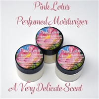 3 Jars of Pink Lotus Perfumed Moisturizer