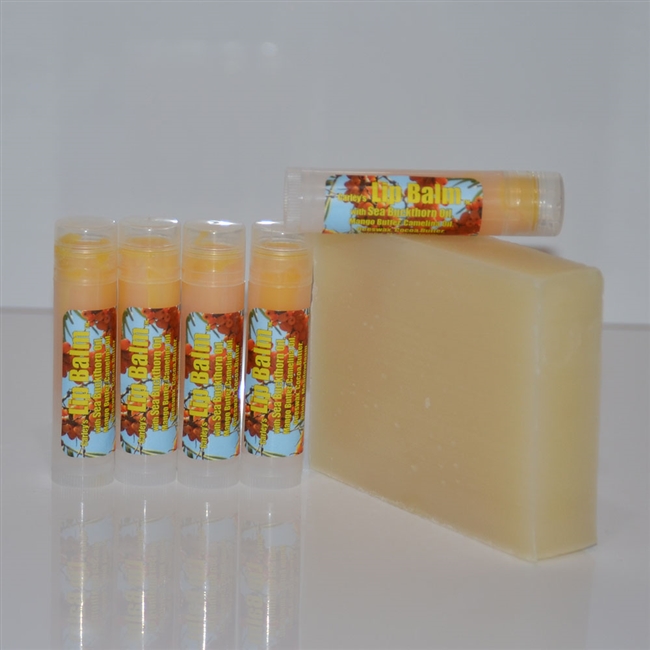 Carley's Tangerine Lip Balm with Sea Buckthorn Oil