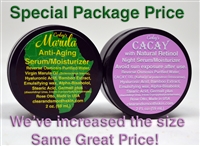 (Package Priced) Marula and Cacay (both 2 ounces)