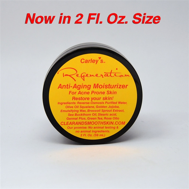 Carley's Regeneration Anti-aging Moisturizer for Acne Prone Skin