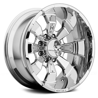 Hostile Hammered Custom Diesel Truck Wheel - 8 Bolt