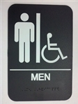 Men's Handicap Accessible Sign