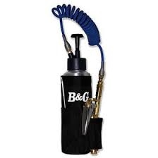B & G - AccuSpray - compact design, 16 oz capacity, 6' coiled hose, high efficiency pump, push button trigger provides fine spray and includes a C & C straw.