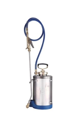Airo Pro Sprayer - 1 gallon - with 18" wand, crack & crevice tip & straw. Stainless steel for a longer lasting, durable can. Easy fill lid, extra wide top, pressure gauge, pressure relief valve.