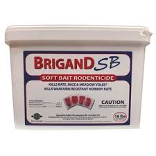 Brigand SB is a ready to use soft bait formulated specifically for the US market Brigand Soft Bait is expremely palatable to both rats and mice. It is ideal for use in all situations, but especially those where rodents must be tempted away from other food