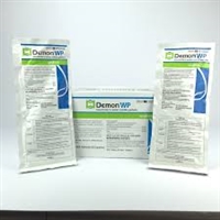 Demon WP is odorless, non staining and it has a low toxicity towards mammals, birds and reptiles. It belongs in the synthetic pyrethrum group of insecticides.
