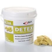 Bell Labs - DETEX BLOX is a non-toxic, highly palatable bait for monitoring rodent activity in sensitive areas. Each DETEX BLOX weighs 20 grams.