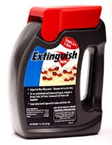 Extinguish Plus Fire Ant Bait controls and eliminates colonies without colony relocation. Starts killing ants immediately after ingestion. Stops young colonies from developing into problem colonies. Destroys visible and hidden colonies.