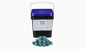 LiphaTech  BlueMax mini blocks contain difethialone, an effective second-generation anticoagulant rodenticide. BlueMax is the best choice when long-lasting bait is needed, it contains mold inhibitors and paraffin.