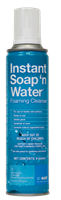 Instant Soap 'N Water Foaming Cleanser - is an excellent product when other washing facilities are not available, like a sink with running water. Over 100 hand washes per container. The 9 oz container is convenient to take wherever you go.