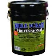 Mole Scram  has been proven to quickly and effectively reduce and eliminate mole activity! Triple-Action Protection Against Moles: Bad Taste -- Makes moles' food hard to digest; Bad Smell -- Strong to them, but mild to us.