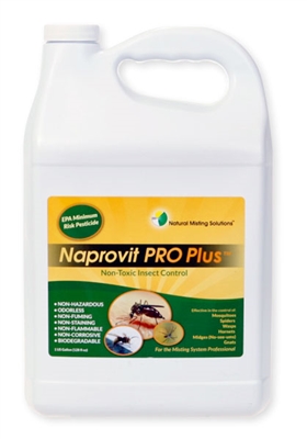 Non-Toxic Insect Control kills mosquitos, spiders, wasps, hornets, fleas, gnats, silverfish. Use in automatic spraying/misting systems, leaves no residues, will not stain or fade paint or fabric.