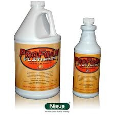 Pro-Foam Platinum concentrate is a unique blend of foaming agents that mixes with any type of insecticide to create a thick foam, transportable into wall voids, drains, tunnels, and any other vertical or horizontal surfaces.