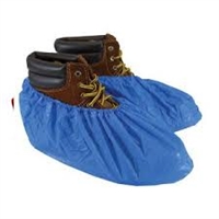 ShuBee dark blue cloth shoe/boot covers - 150 pair / case. Tough and reliable shoe covers for you and your technicians to wear while servicing a client's home or business.